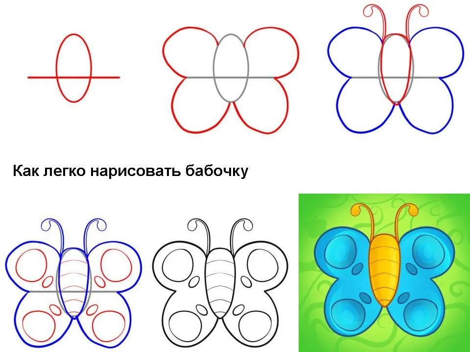 Как нарисовать квадробику. Как нарисовать бабочку поэтапно. Поэтапное рисование бабочки. Рисуем бабочку поэтапно. Как нарисовать бабочку легко.