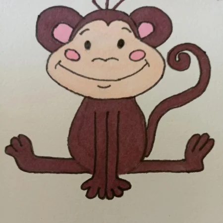 Как нарисовать обезьяну поэтапно карандашом